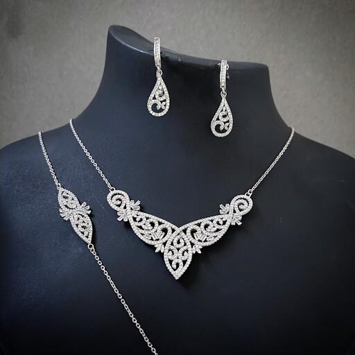 سرویس زنجیری نقره سوپر میکرو (با عیار استاندارد نقره 925)
